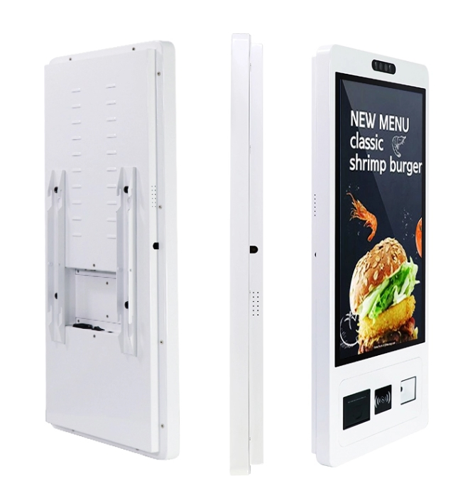 24/32 Inch Restaurant Self Ordering Kiosk Touch Screen POS Terminal Wall Mount/Standing Fast Food Payment Machine