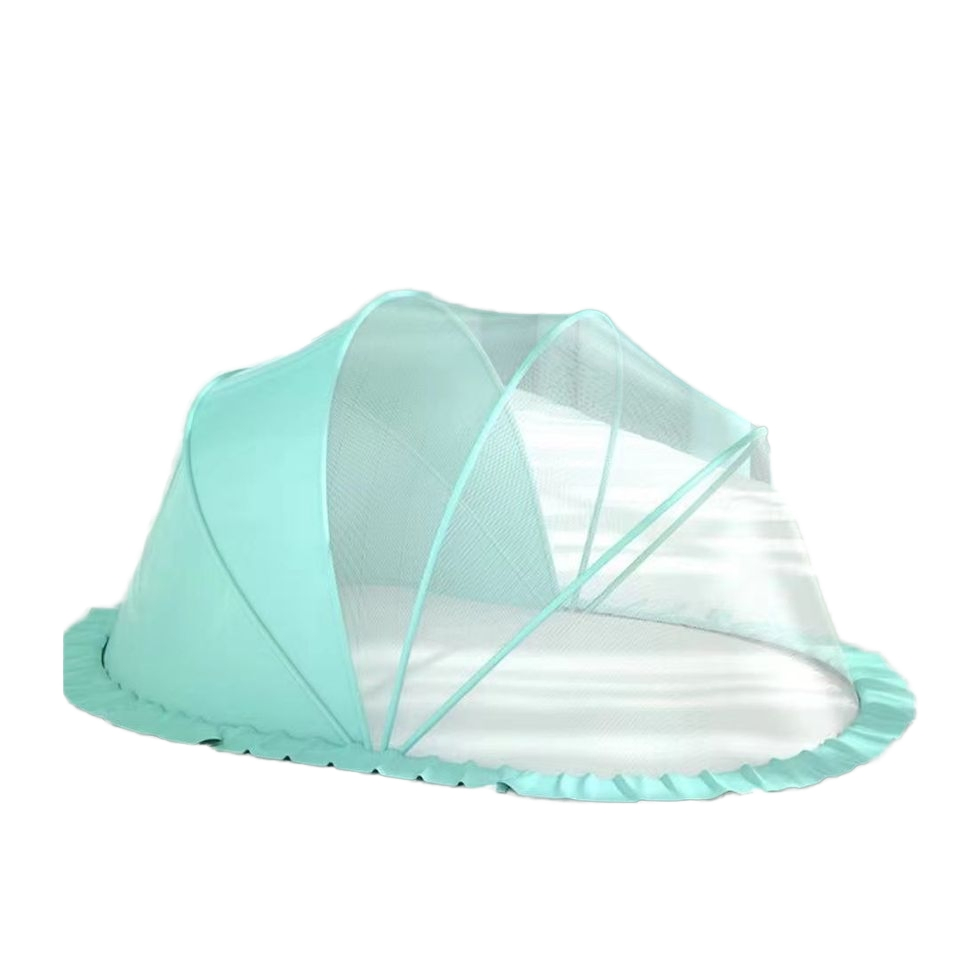 Urgarding Folded Mosquito Net Baby Polyester Mesh Bed with Mosquito Net for Baby Crib