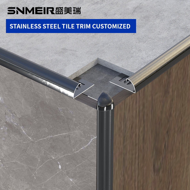Ceramic Tile Edge Trim Stainless Steel Trim Tile Edge