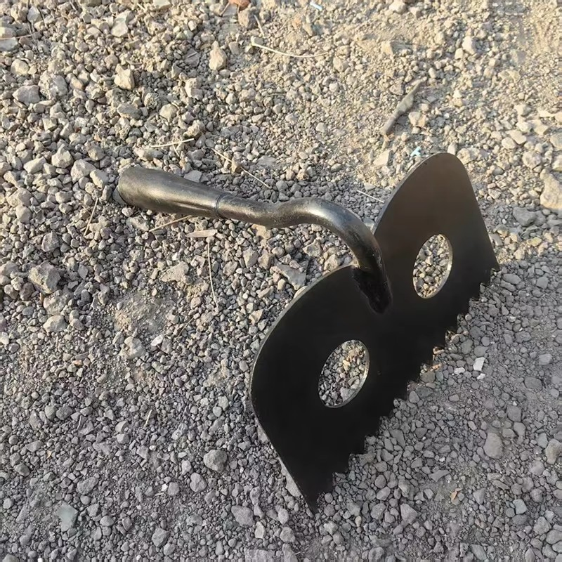 All Steel Manual Weeding Hollow Hoe Handheld Hoe Garden Digging Tool