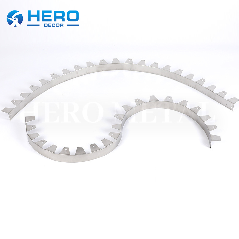 Landscape Garden Metal Edge for Lawn Park Villa Ornament Summer Garden Everedge Stone Fence Rolls Flower Plant Landscape Flexible Stainless Steel Fencing Edge