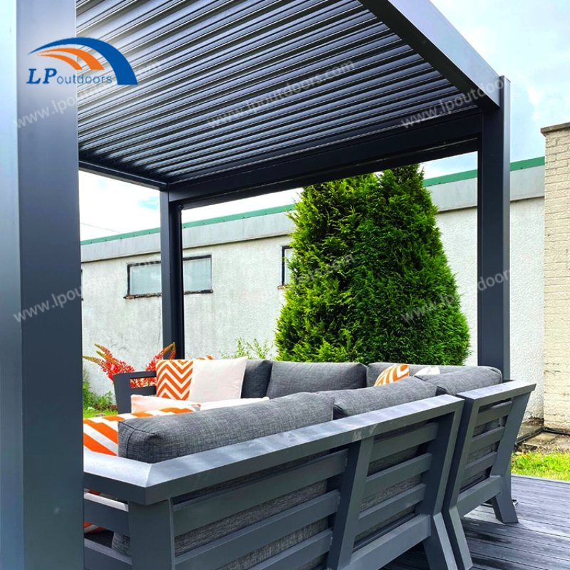 Premium Heavy Duty Motorized Aluminum Pergola for Outdoor Spaces