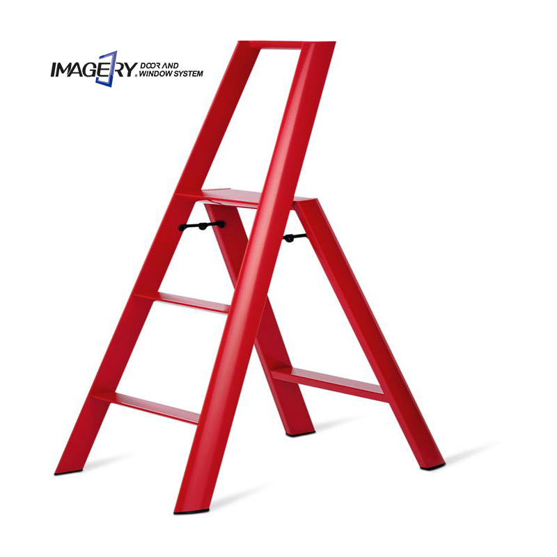 Modern Design 3 Step Aluminum Folding Ladder for Home & Apartment Use