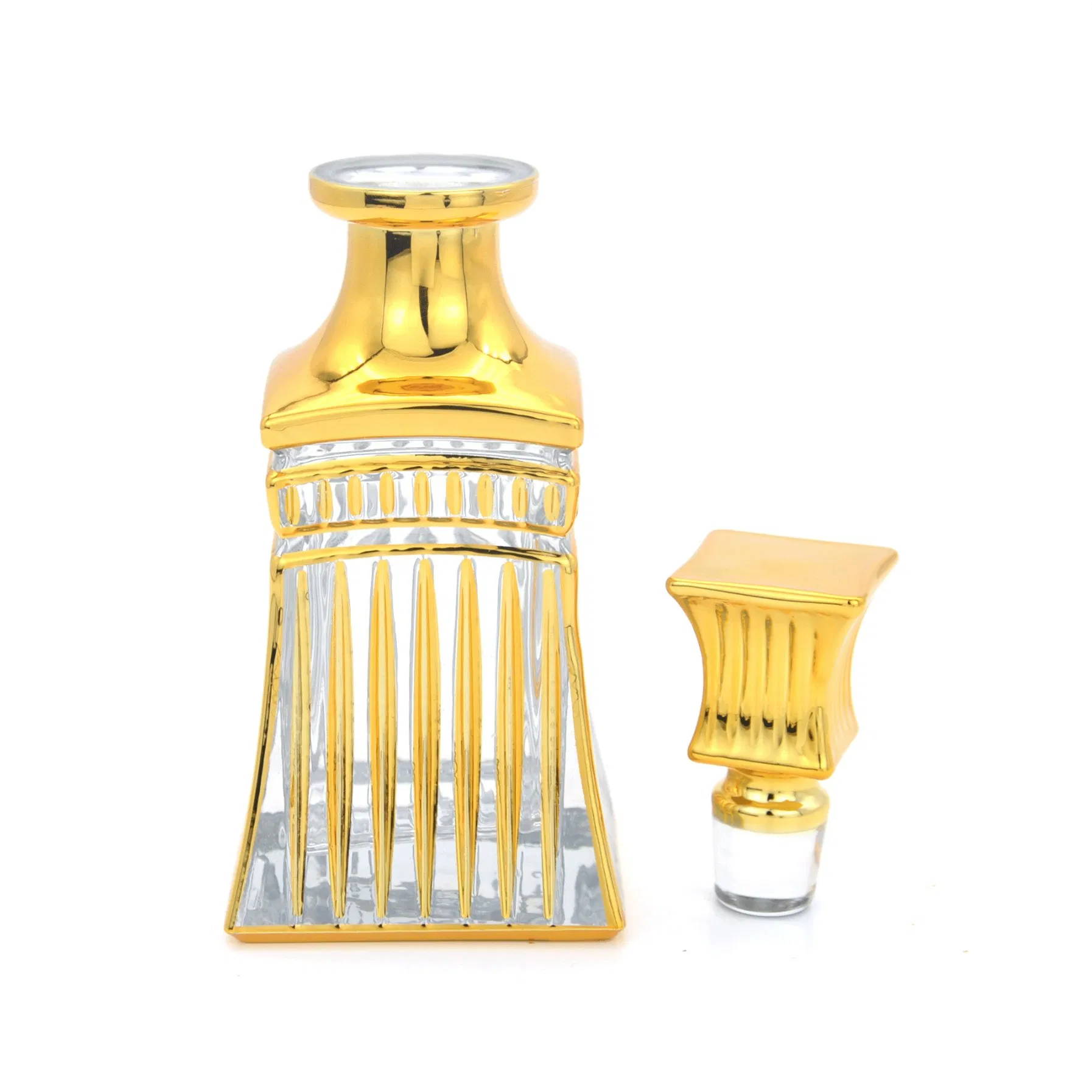 Wholesale Vintage Perfume Bottles Gold Perfume Bottle Tower Luxury Perfume Bottle 150ml