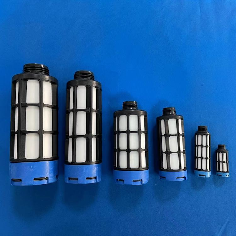 Глушитель выхлопа воздушный 1/8, 1/4, 3/8, 1/2 дюйма