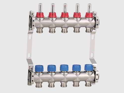 Wide Application Easy Maintenance Heating Manifold with Flow Meters