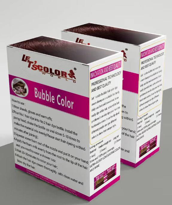 Professional Hair Color Dye Nice Bubble Different Color for Hair Color Shampoo
