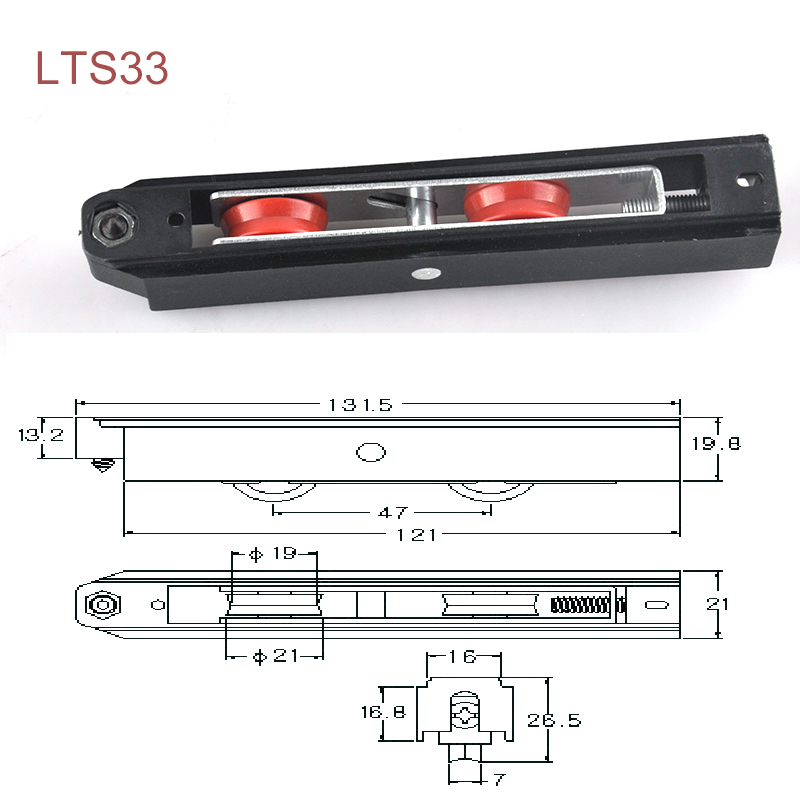 3h Inc Hot Sale in Africa Market Window Accessories Sliding Window Roller Sliding Nylone Wheel