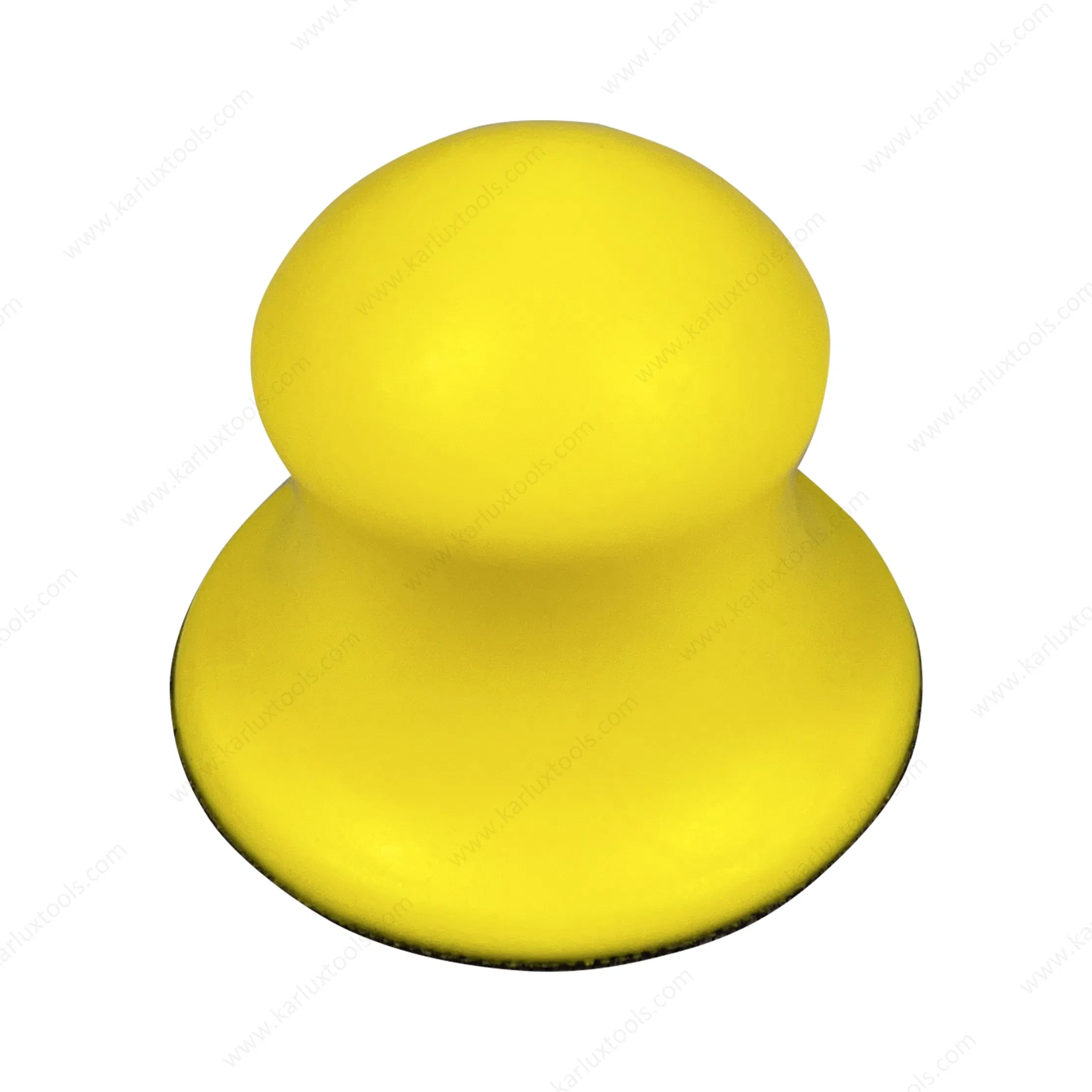 3" Hook and Loop Sandpaper Backing Holder Polishing Pad Palm Dome Hand Sanding Block for Woodworking Manual Polishing Tools