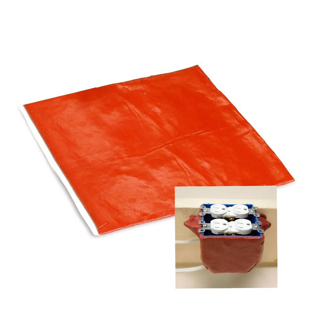 Tobs Factory Price Fire Barrier Moldable Putty Pads Shapeable Firestop Pads for Wall Openings