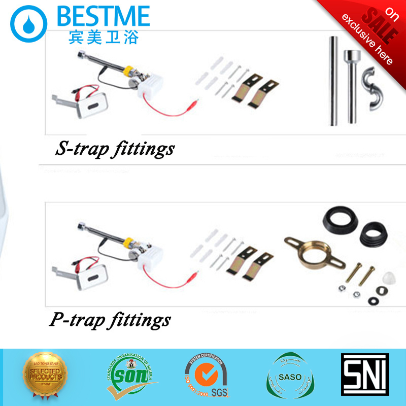 Wc Male Urinal Floor Standing AC or DC Sensor Wall Ceramic Urinal (Bc-8001)