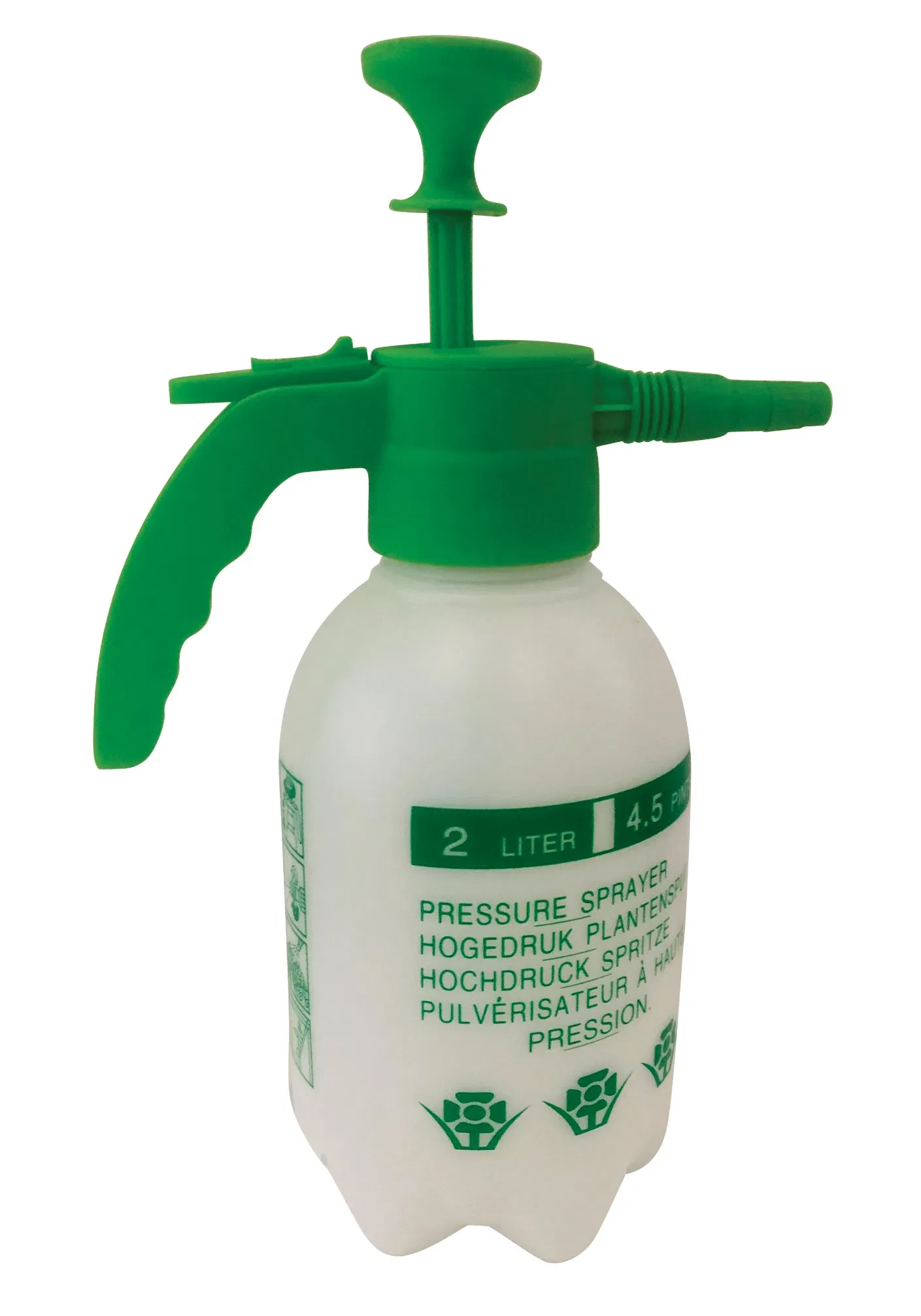 New Design Plastic Nozzle Hand Pump Sprayer 2L Pressure Water
