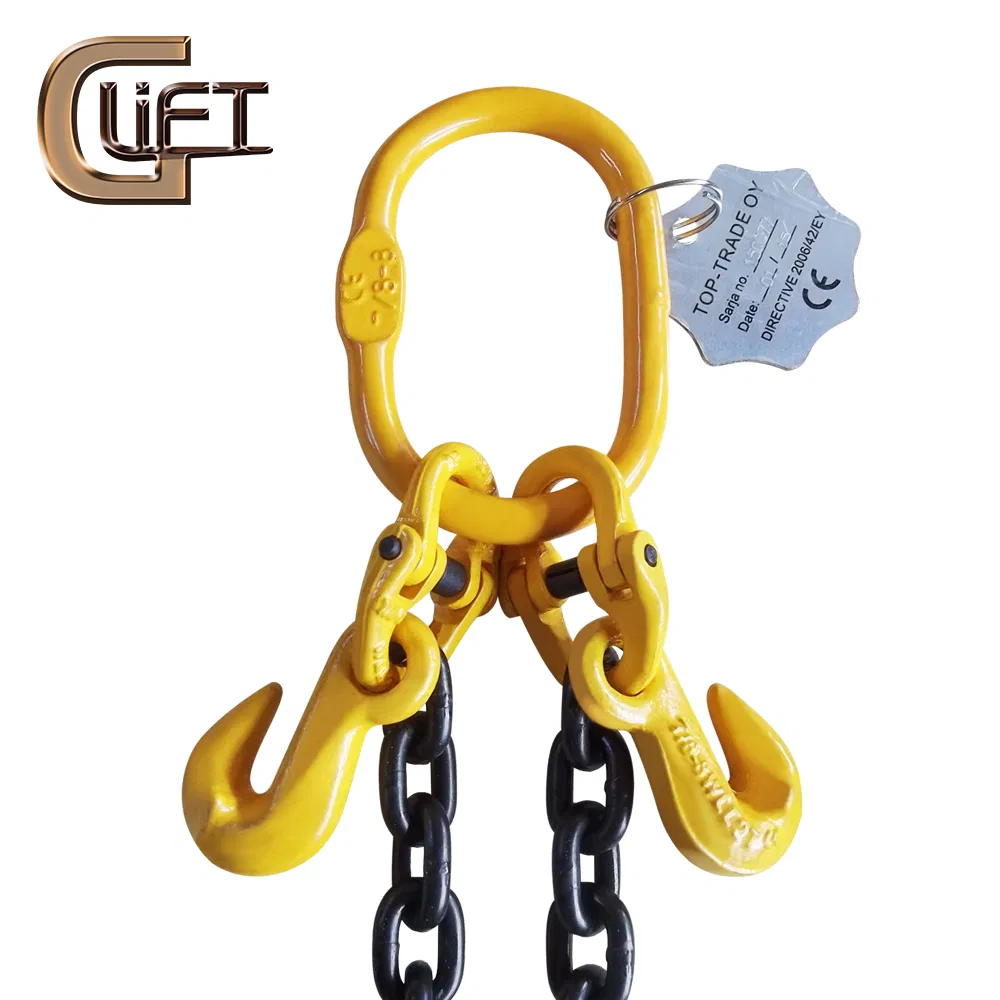 G100stainless Steel Lifting Chain Sling Heavy Duty G80 Industrial Lifting G80 High Grade Alloy Steel Hoist Chains for Sale (G100)