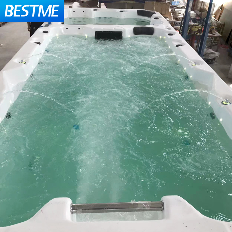 Foshan Acrylic Endless Swim SPA Whirlpool Outdoor Swimming Pool (BT-1823)