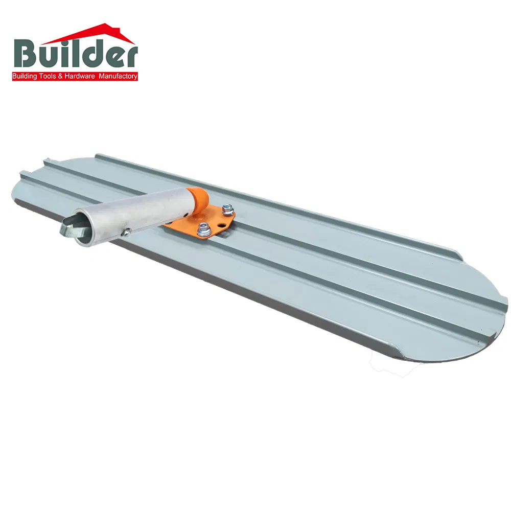 36 Inch Magnesium Bull Float with Bracket, Extruded Magnesium Alloy Blade, Round Blade