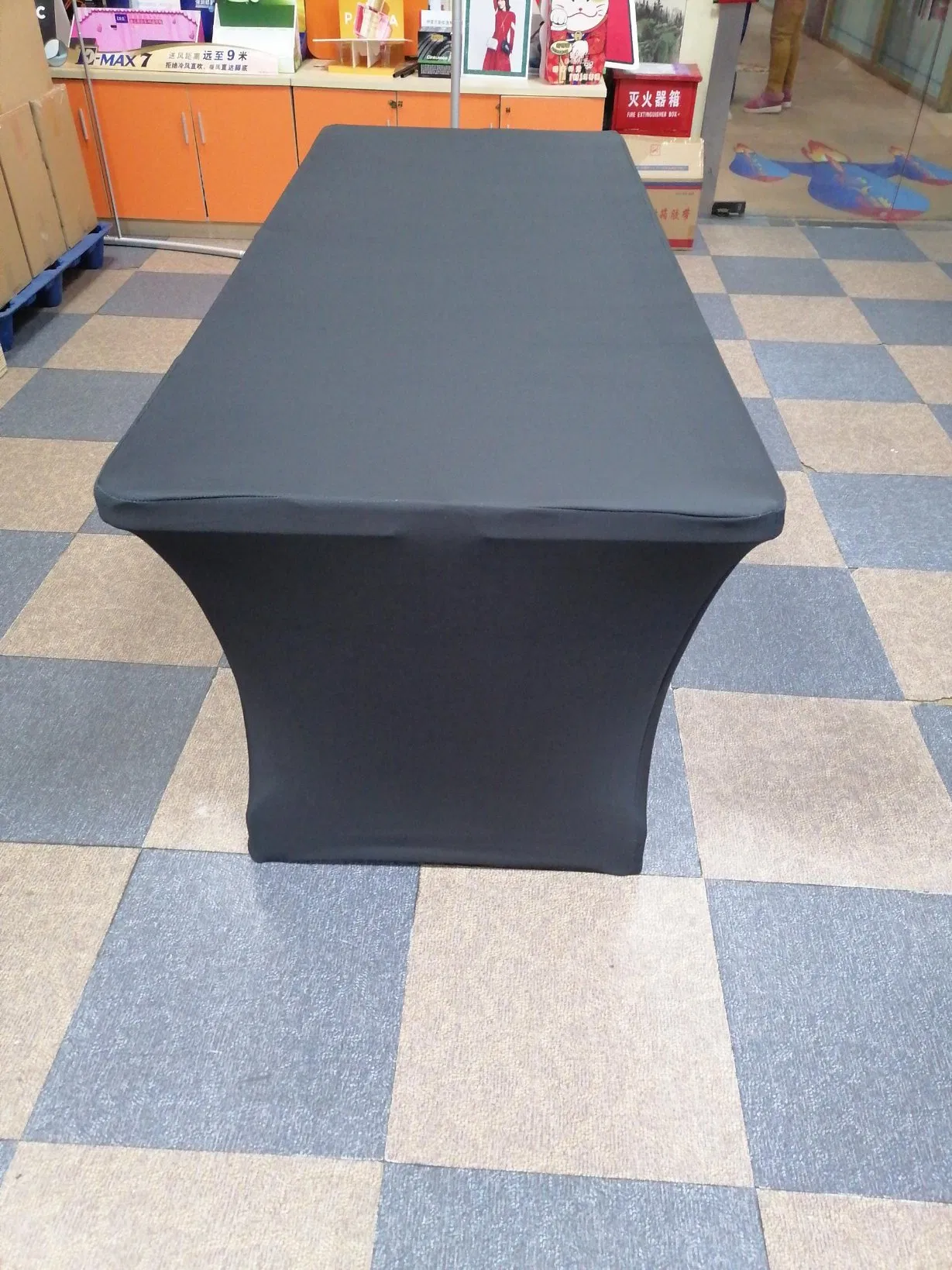 on Sale Custom Table Cover Colorful Firm Stretch Trade Show Event Promotion Tablecloth
