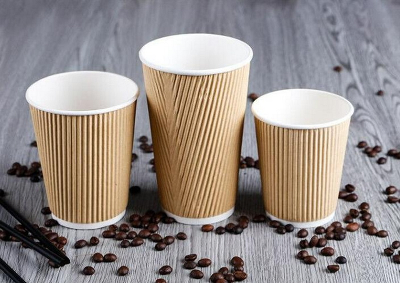 Бумажный стакан для кофе 12oz с двойными стенками