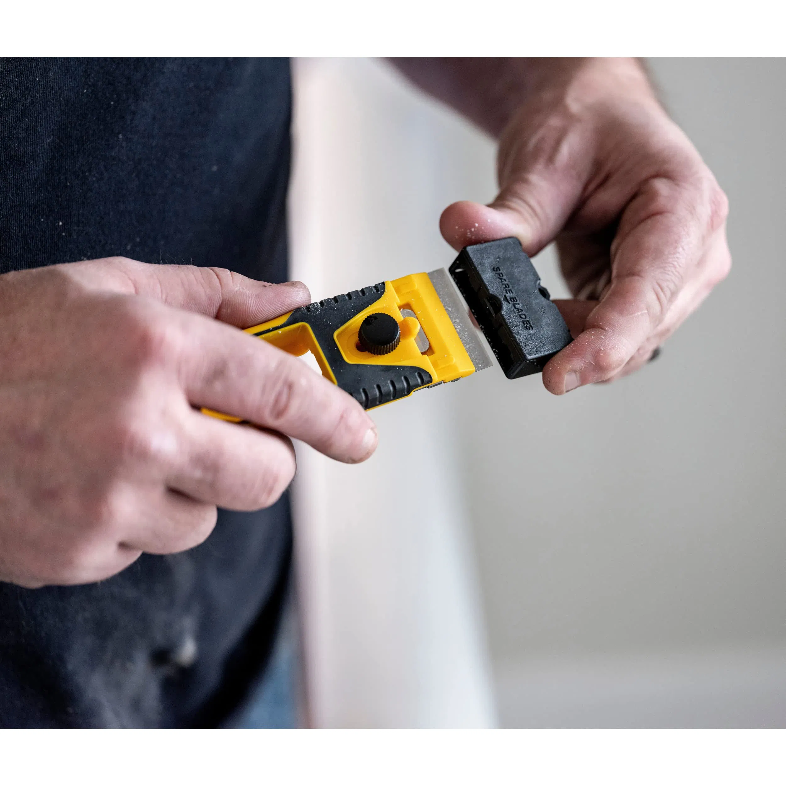 Plastic Cleaning Scraper Razor Scraper with 40X19mm Metal Blades