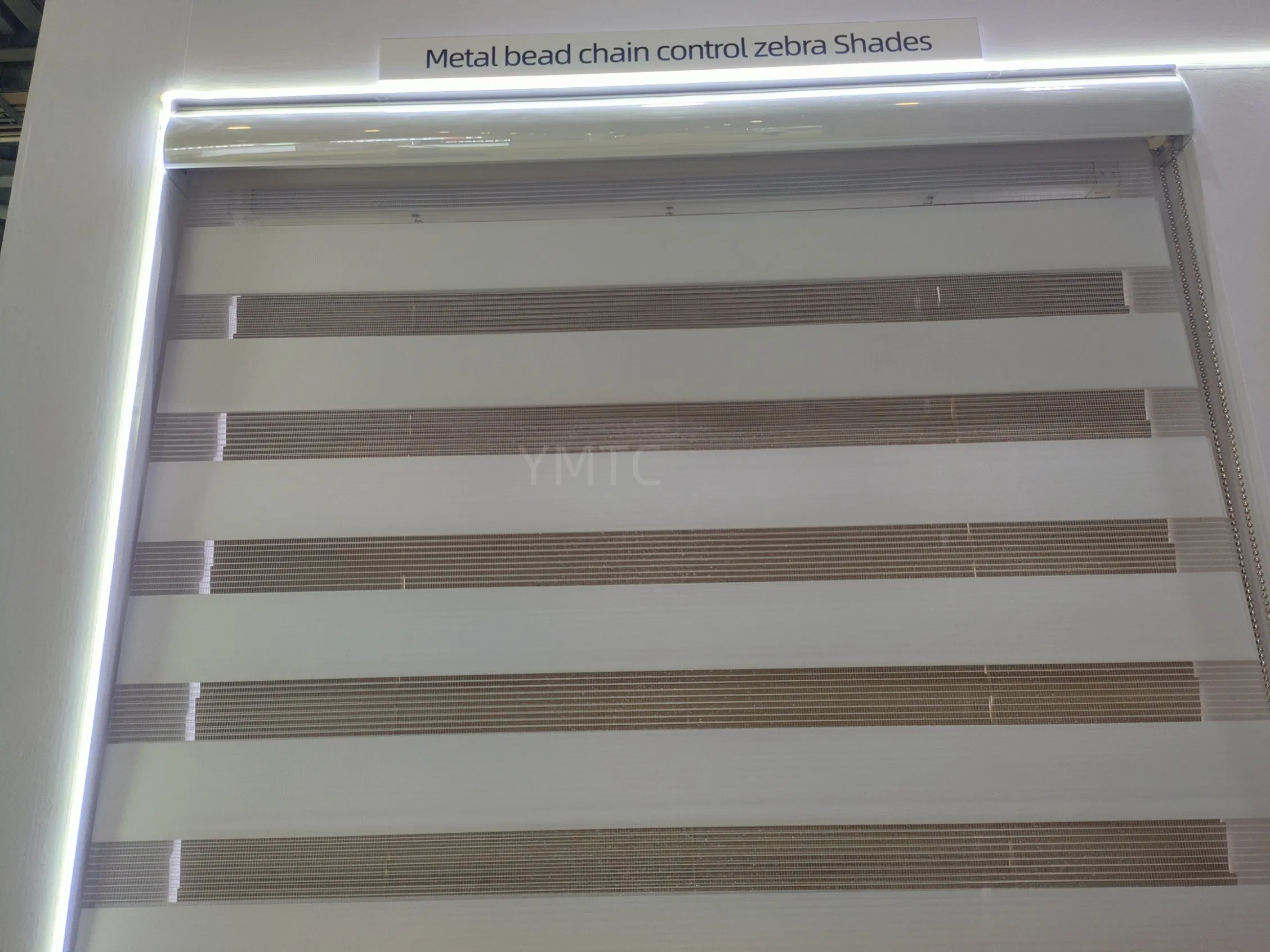 Factory High Quality Manual Plastic Bead Zebra Blinds with Breathable Fabric