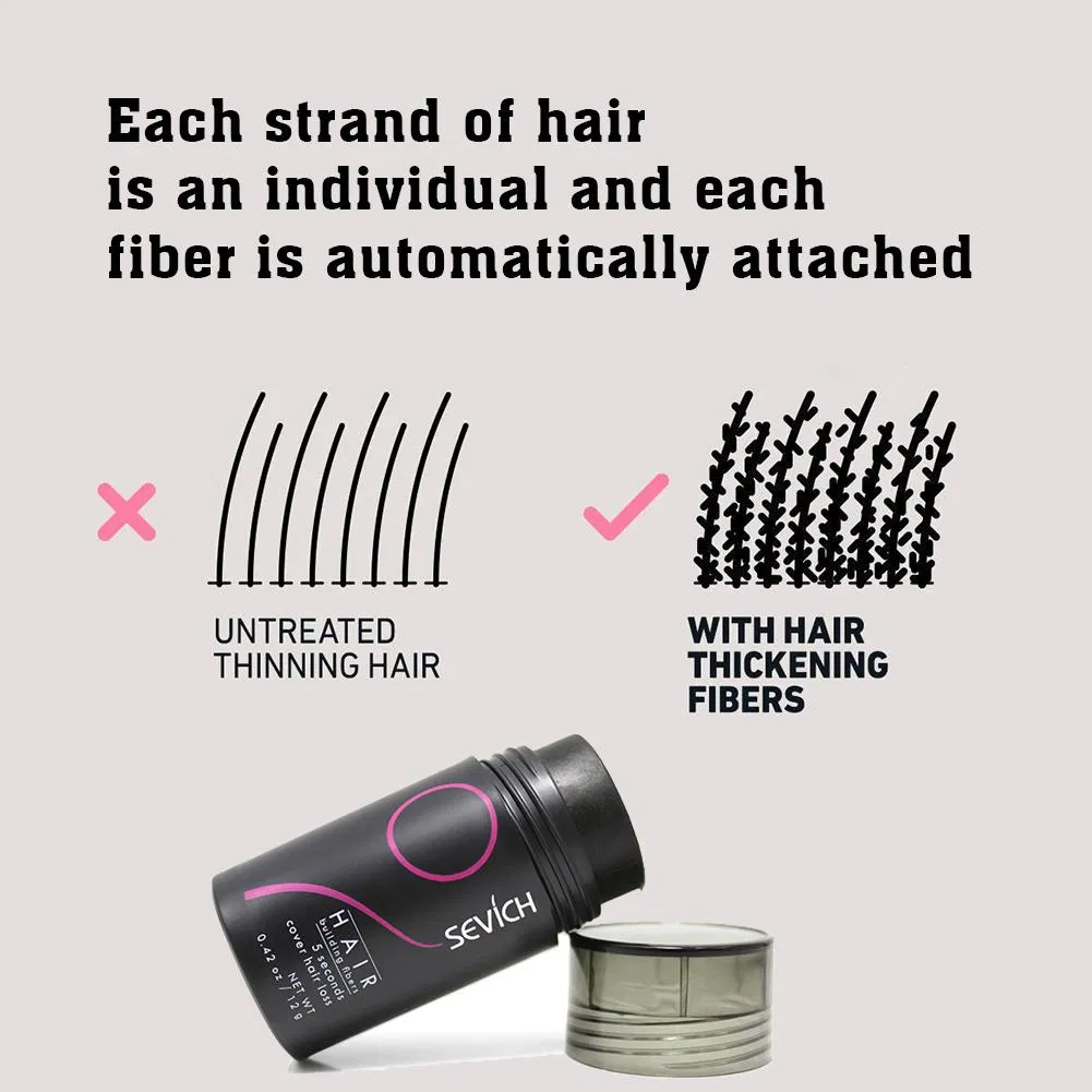 Wholesale Hair Building Fibers Hold Spray Fiber for Men's Hair Care Products