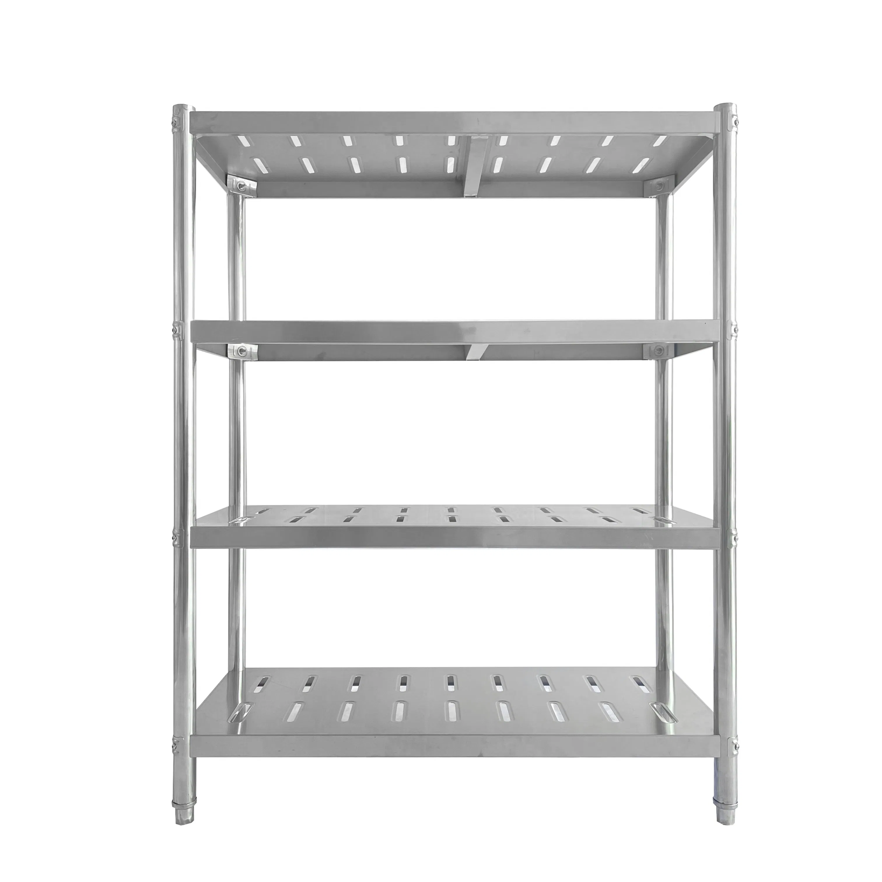 Commercial Outdoor Standing Wall Mounted 3/4/5 Tier Storage Mesh Shelf