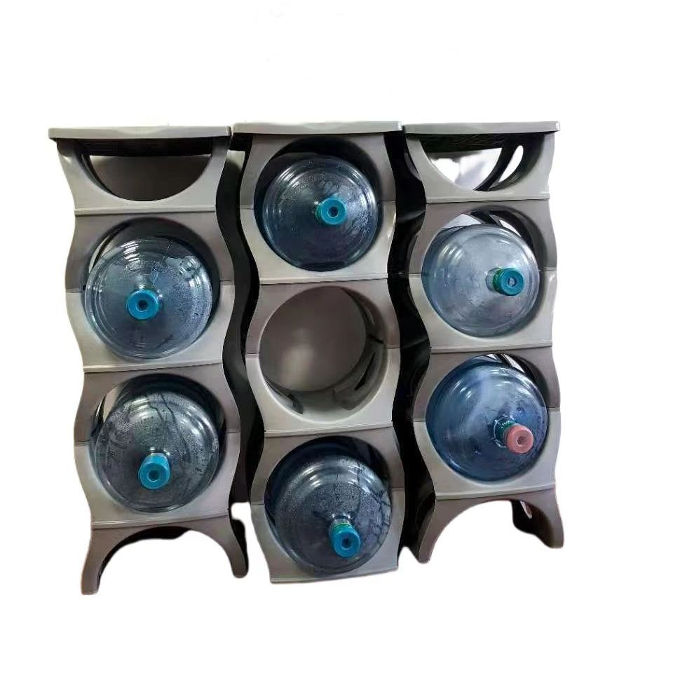 Space-Saving Water Dispenser Rack for Home and Office Use