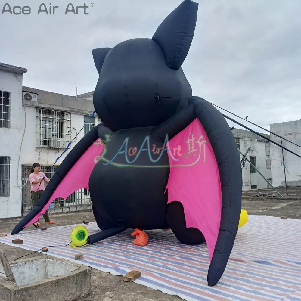 Outdoor Inflatable Scary Bat Model Advertisement Bat Mascot for Halloween or Backyard Decoration