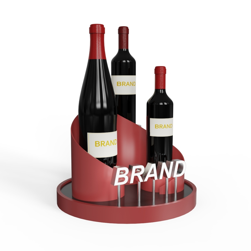 Fashionable Wine Bottle Display Rack