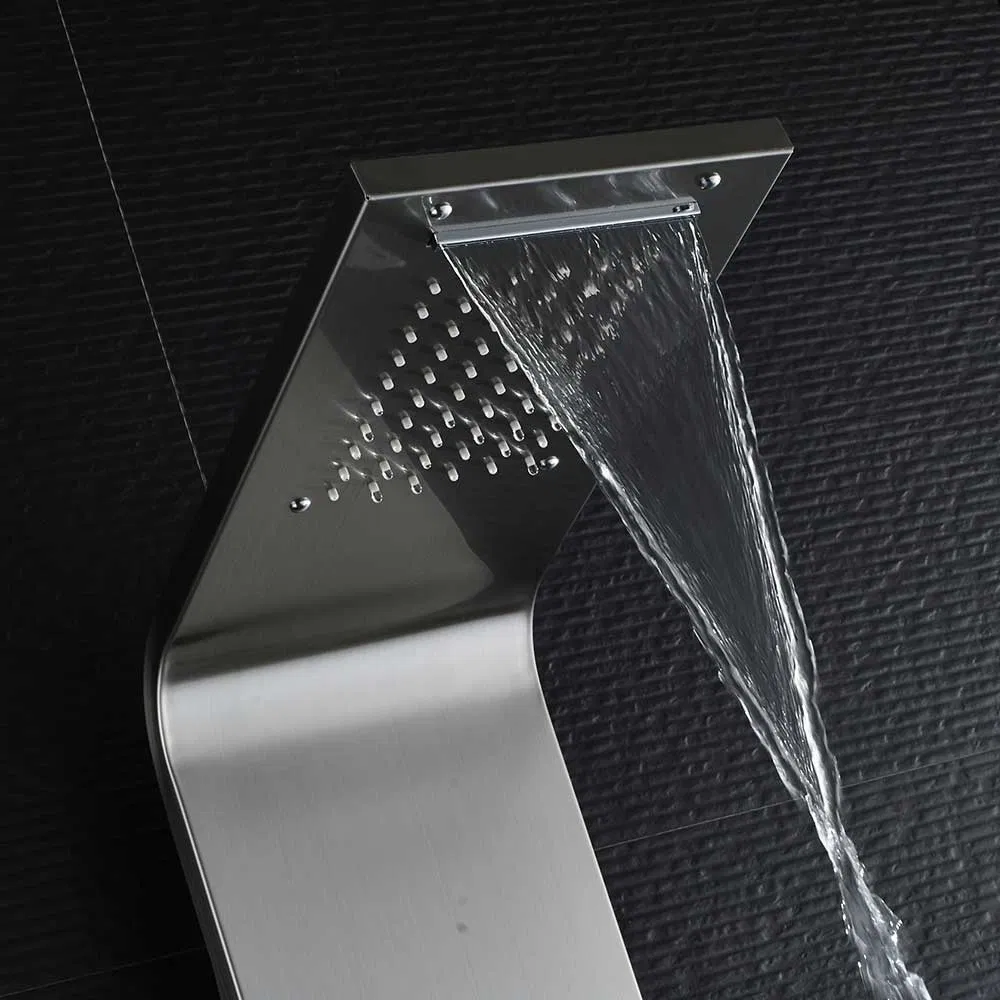 Factory Direct Price Satin Staniless Steel panel Shower