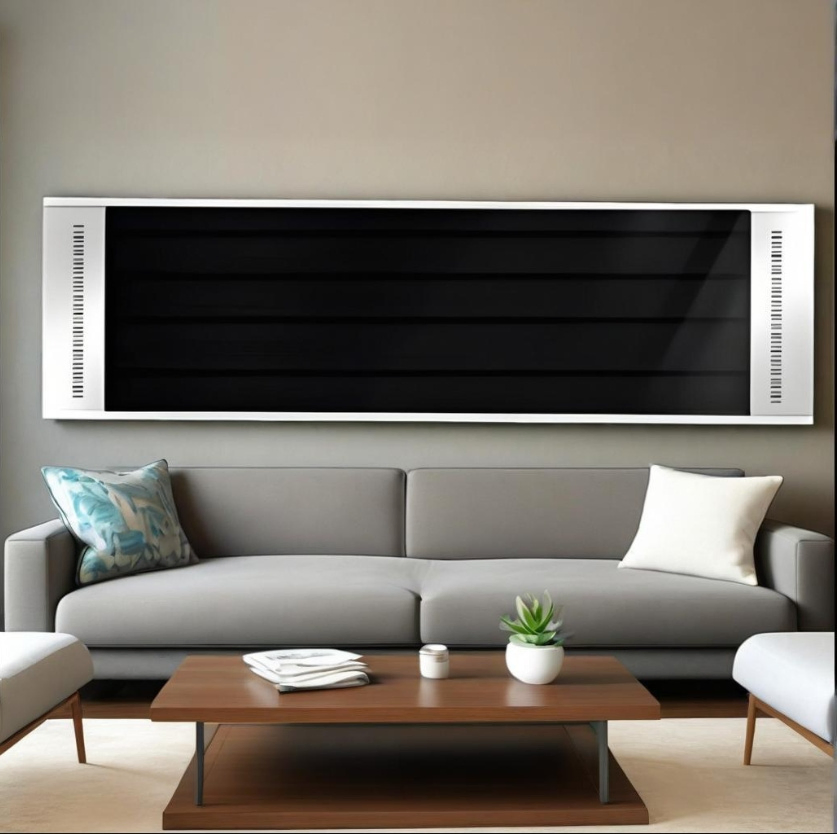 Manufacturer Wholesale Fashion 1688 Remote Control Timer Function Smart Room Heater Electric Efficient Infrared Electric Wall Heater 2000W