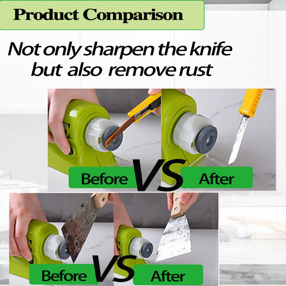 Hot Sale Electric Knife Sharpener Electric Quickly Kitchen Multi-Functional Fast Sharpening Stone Automatic Knife Sharpener