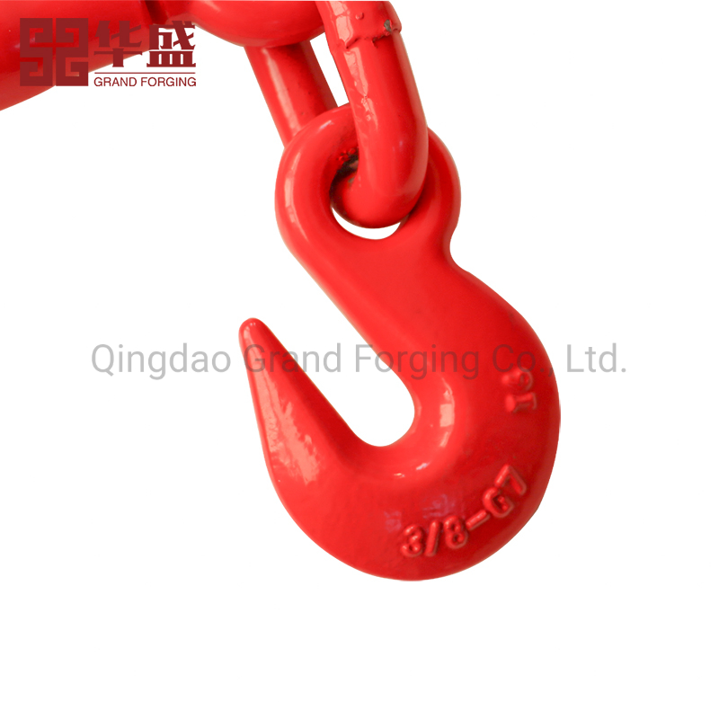 Us Type G80 Red Painted Rigging Hardware Die Forging Steel Lever Type Cargo Lashing Ratchet Type Red Accessory Load Binder