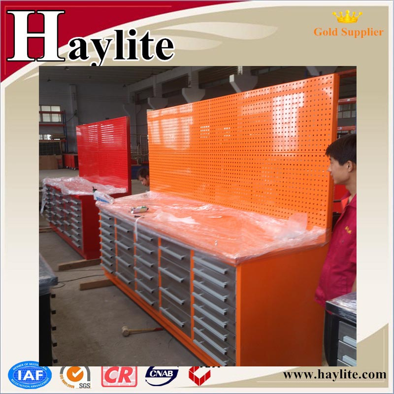 Heavy Duty Steel Drawer Workbench with Panel Economic Garage Tool Cabinets