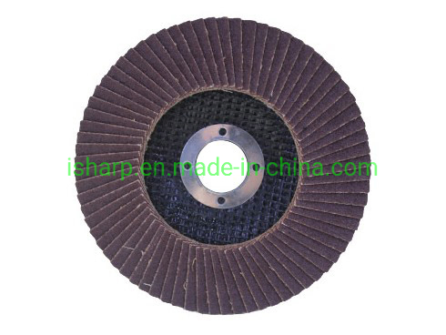 Green Color Flap Disc 5inch for Metal Polishing