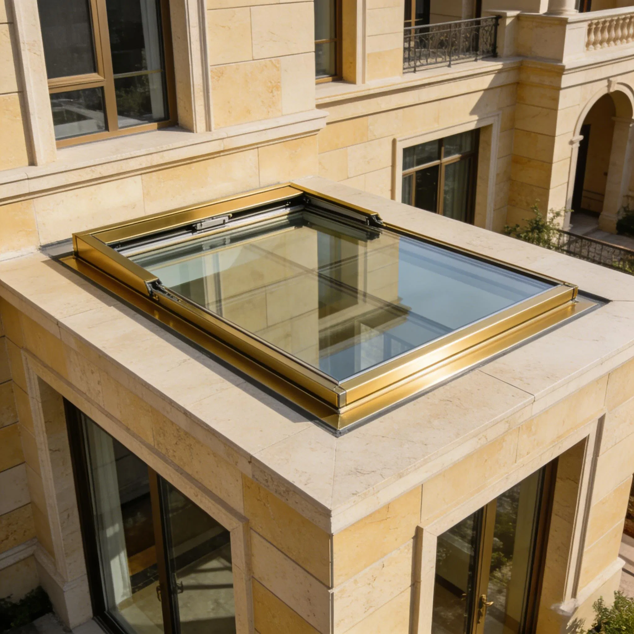 High-Quality Skylight 6063-T5 Alloy Powder Coating 1 6mm Thickness