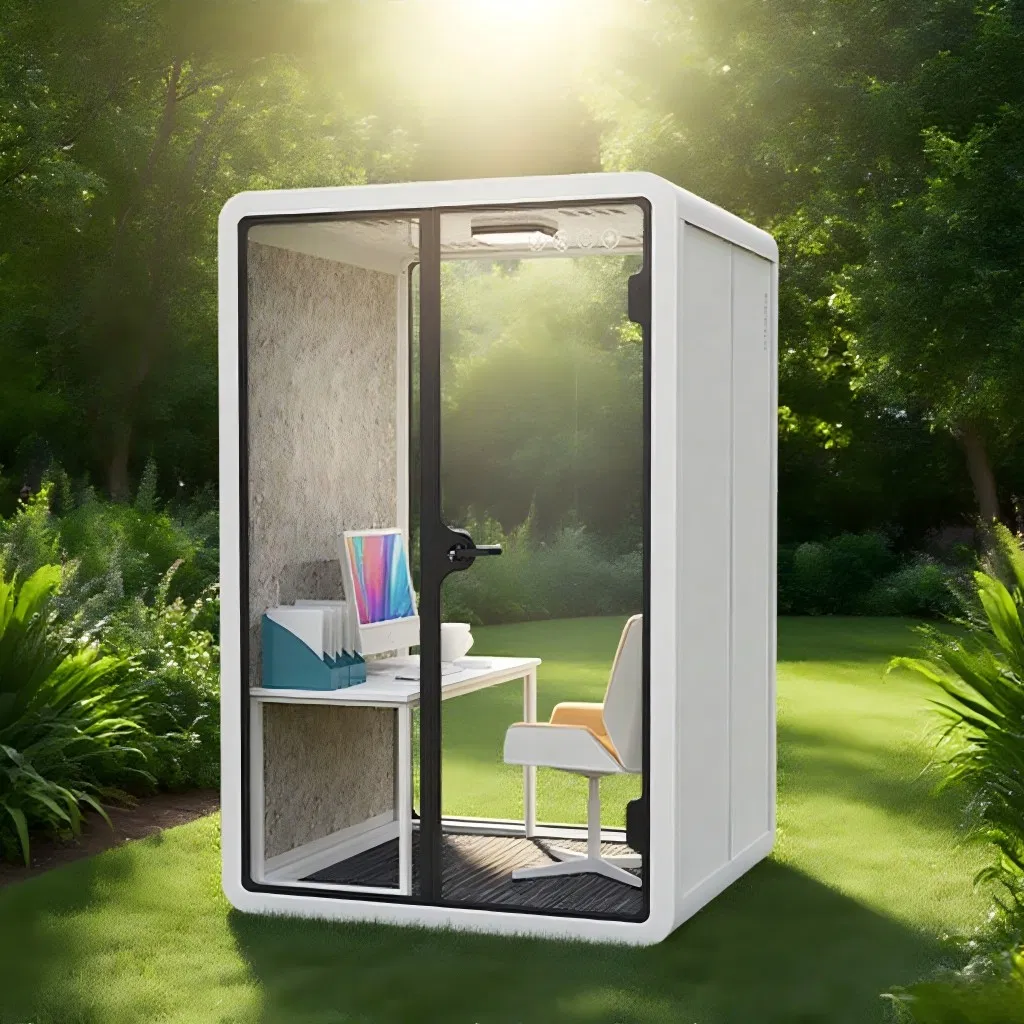 Prefabricated Modular Prefab House Assembled Soundproof Booth Office Pod