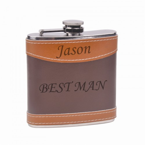 Ustom 8oz Stainless Steel Hip Flask Outdoor Portable Flagon 8 Ounce Hip-Flasks Whisky Alcohol Stoup Wine Pot