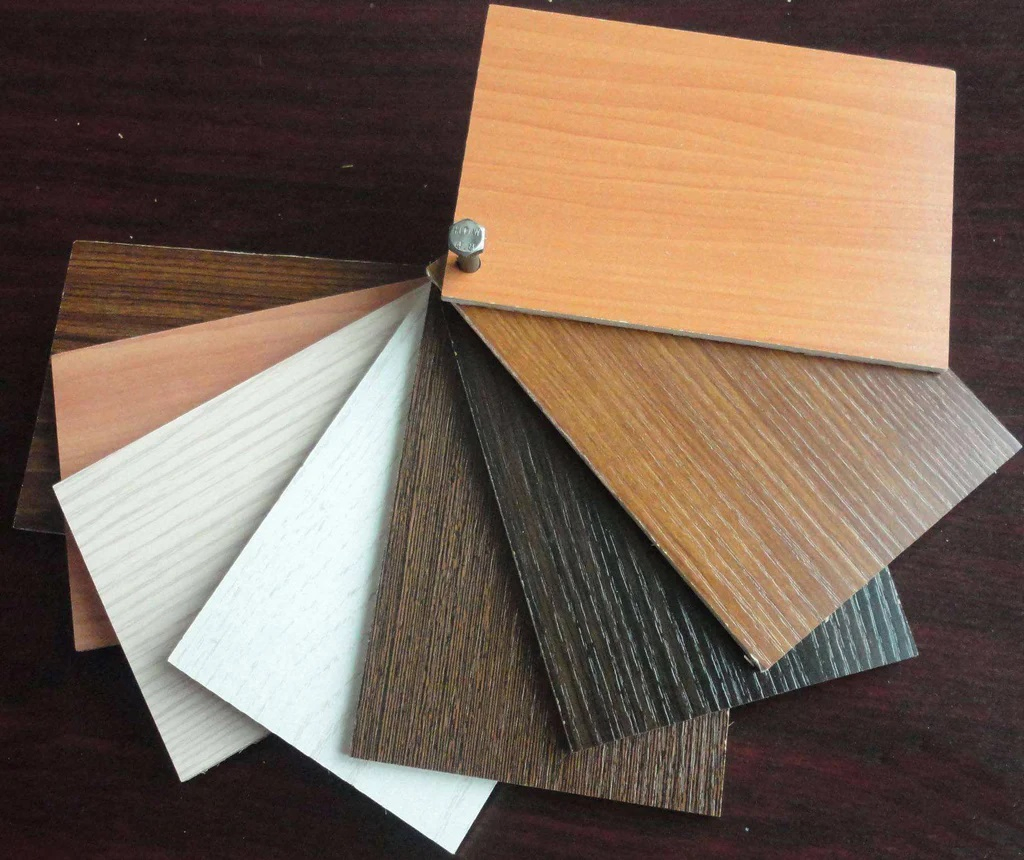 Changyuan Decoration Material Wood Veneer Ecological Board Natural Laminated Melamine Pattern Molded Panel Veneer Decoration Materials