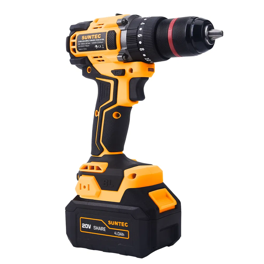 Аккумуляторная дрель-шуруповерт Suntec 13мм 3-в-1