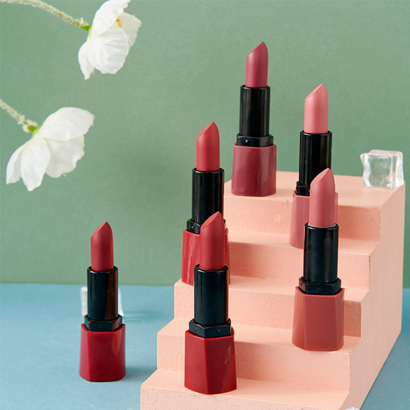 Ditong Cosmetic Matte Non-Sticky Cup Long Lasting Lipstick Lip Gloss