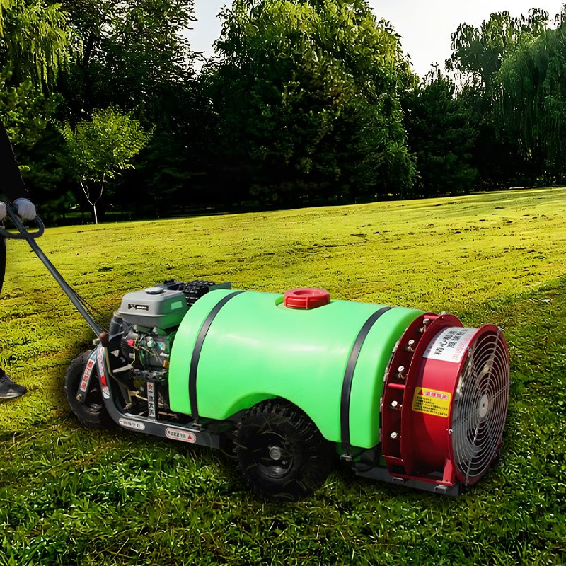 200L Trolley Petrol Engine Power Sprayer Walking Self Propelled Sprayer Orchard Fruit Tree Spraying Machine