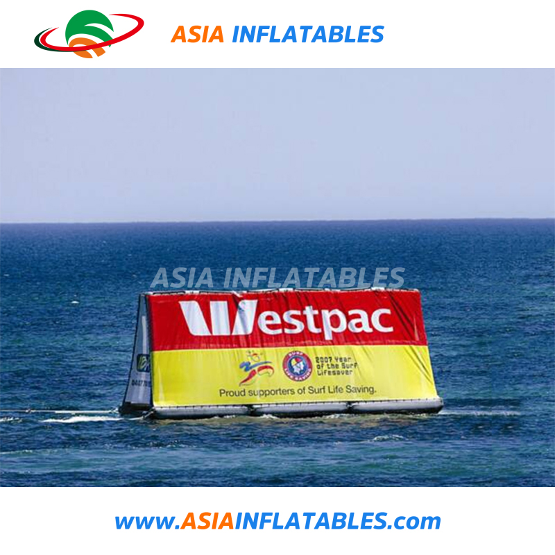 Inflatable Floating Water Billboard, Floating Inflatable Billboard for Adversing