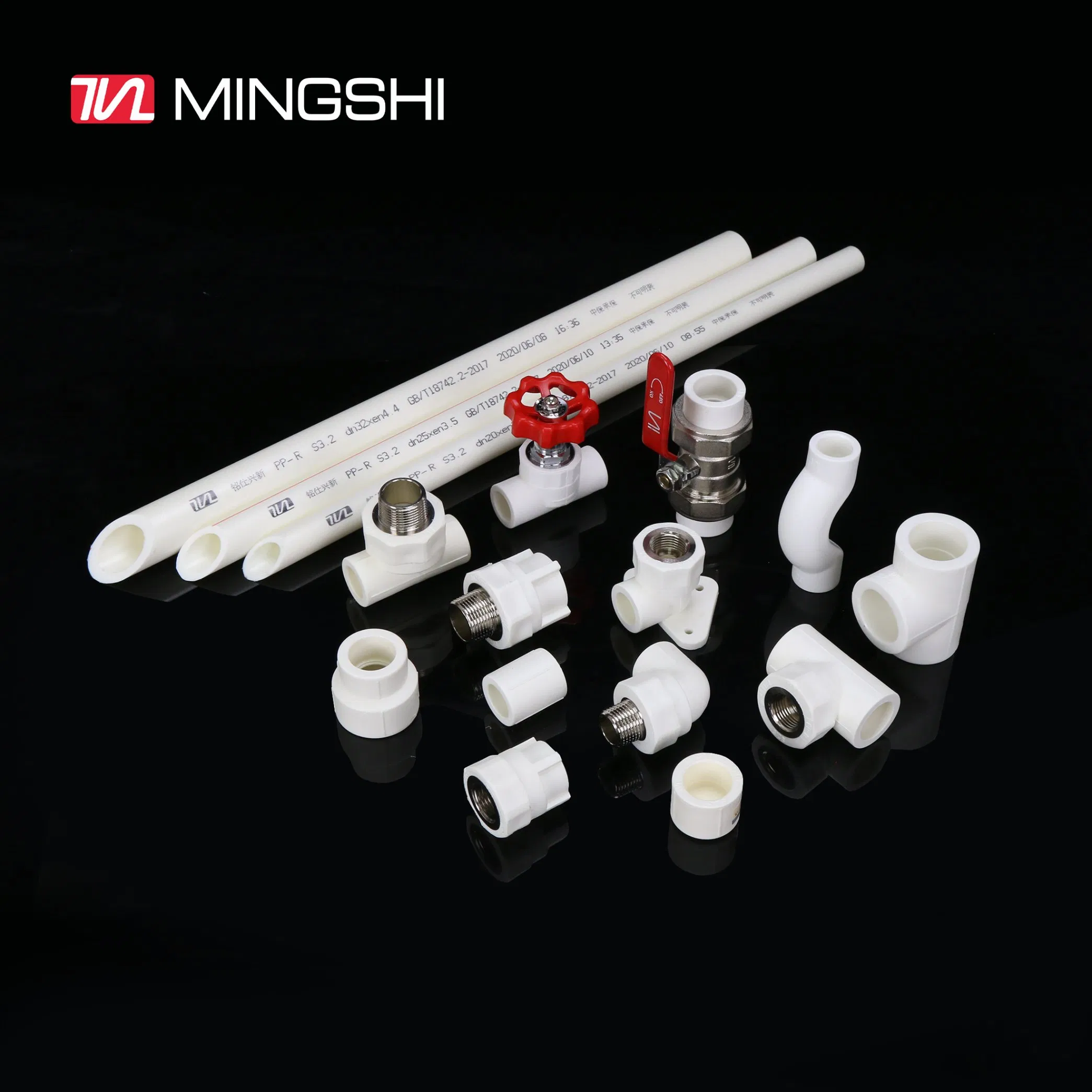 Mingshi Plumbing Materials PPR Fittings for PPR Pipe- Reduced Tee