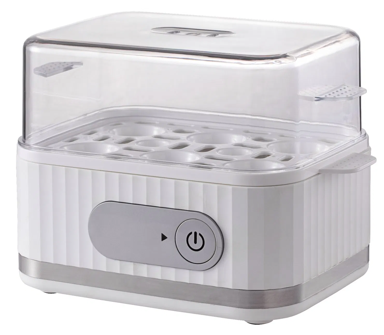 Egg Cooker -6 Egg Capacity, Automatic Shut off, Compact Hard & Soft Boiled Egg Maker for Kitchen