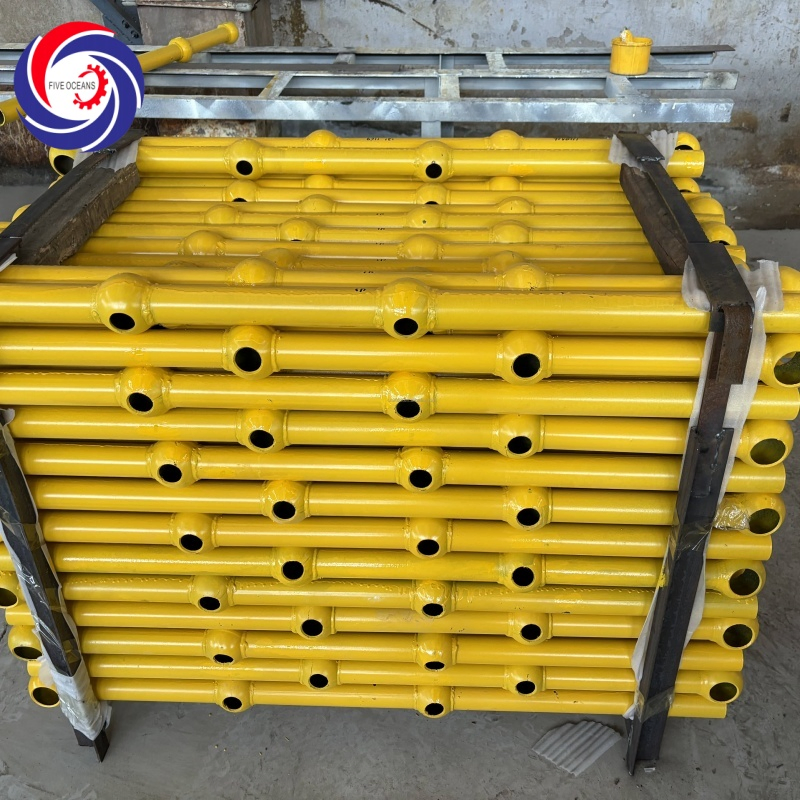 Durable Galvanized Steel Outdoor Stair Handrail for Construction & Industrial Sites