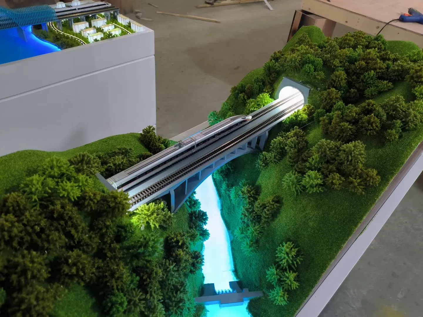 Miniature Scale Planning Terrain Sand Table Model Making for Display