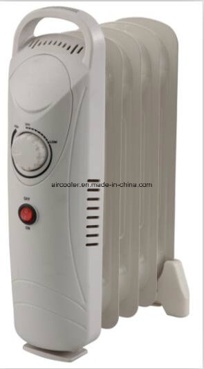 Compact Electric Oil-Filled Radiator Heater with Adjustable Fins