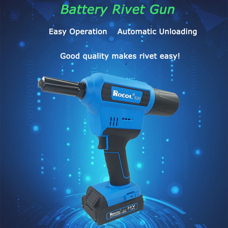 New Generation Fast Heat Dissipation Powerful Lithium Battery Rivet Tool