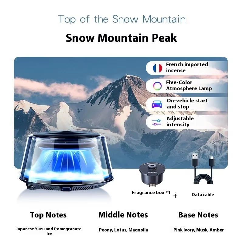 Умный автомобильный ароматизатор с диффузором и океанским ароматом