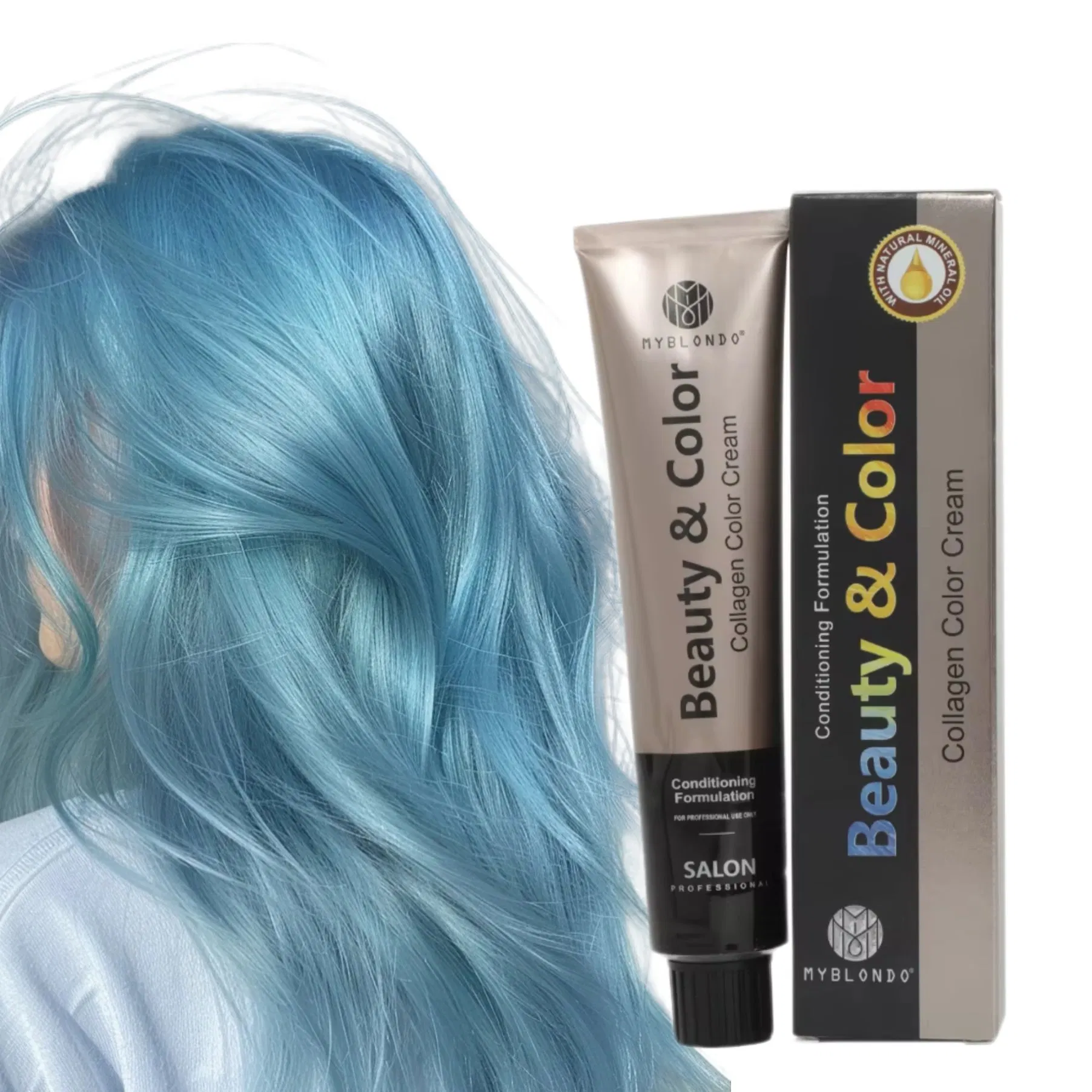 Fast Shipping Professional Color Cream Permanent 68 Colors Non-Damage Shiny Hair Dye Coloring Cream